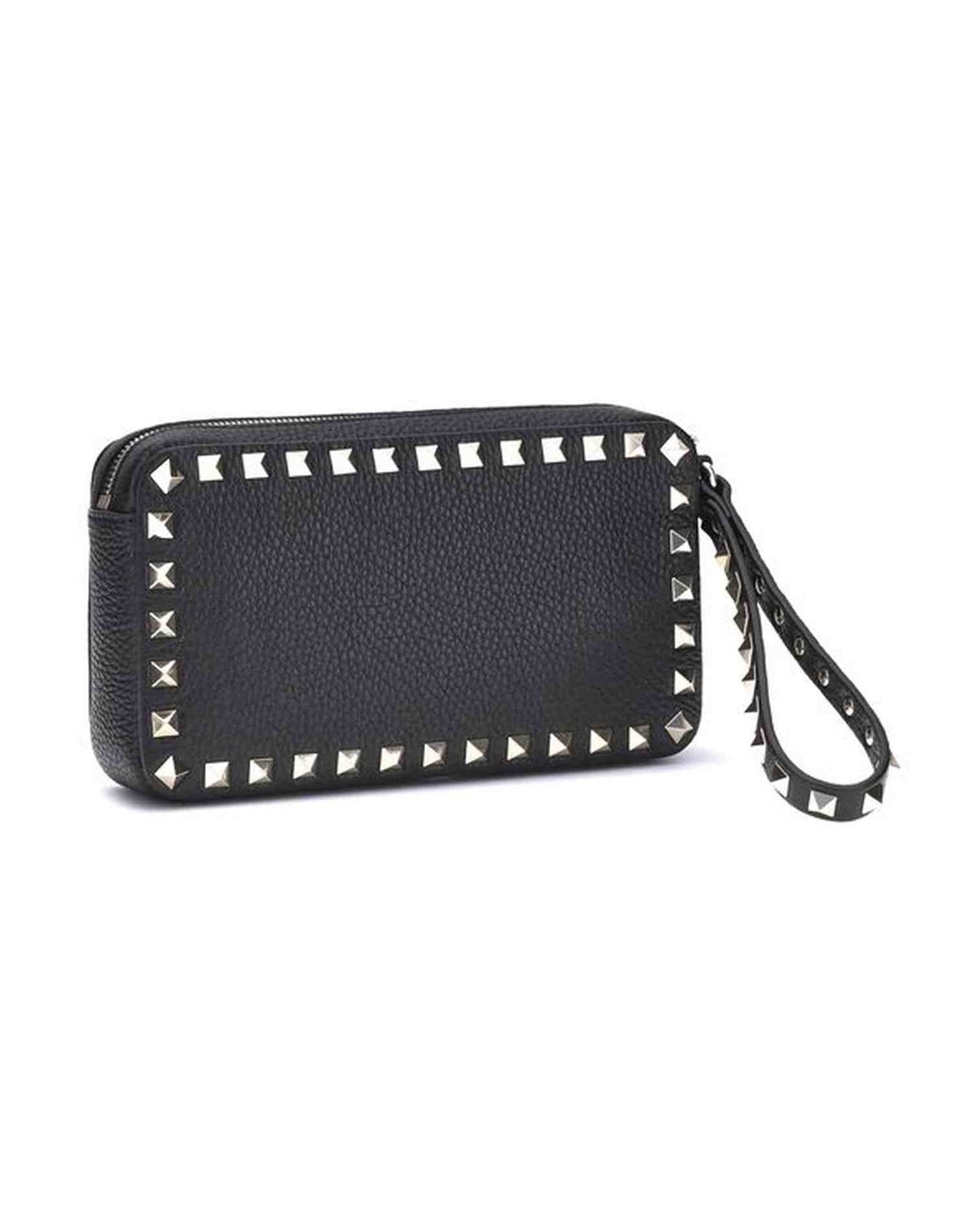 Valentino Garavani Pochette | Rockstud Vitello Stampa Alc Glam Steals