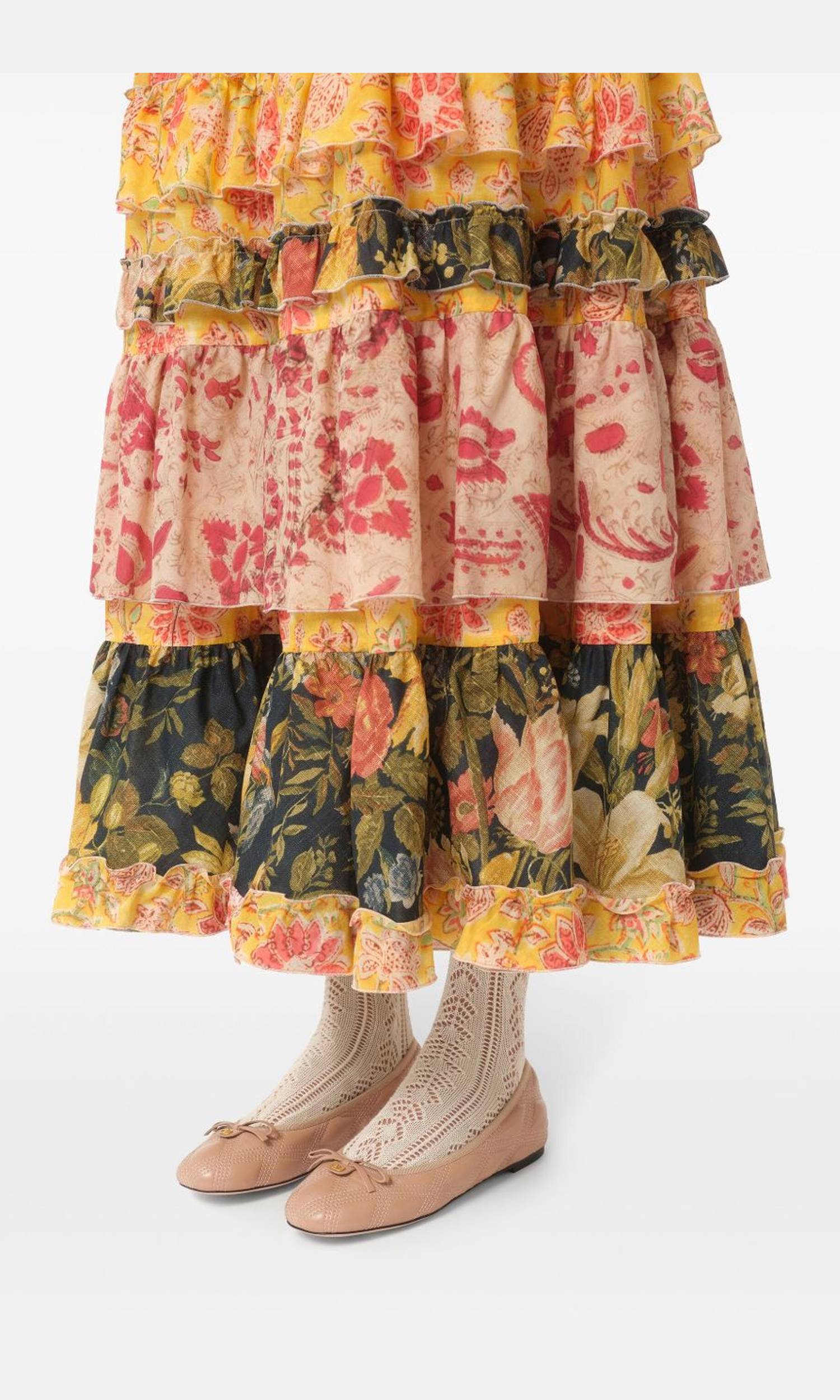 Valentino Garavani Quiltie 67 Ballerina in Quilted Nappa Glam Steals