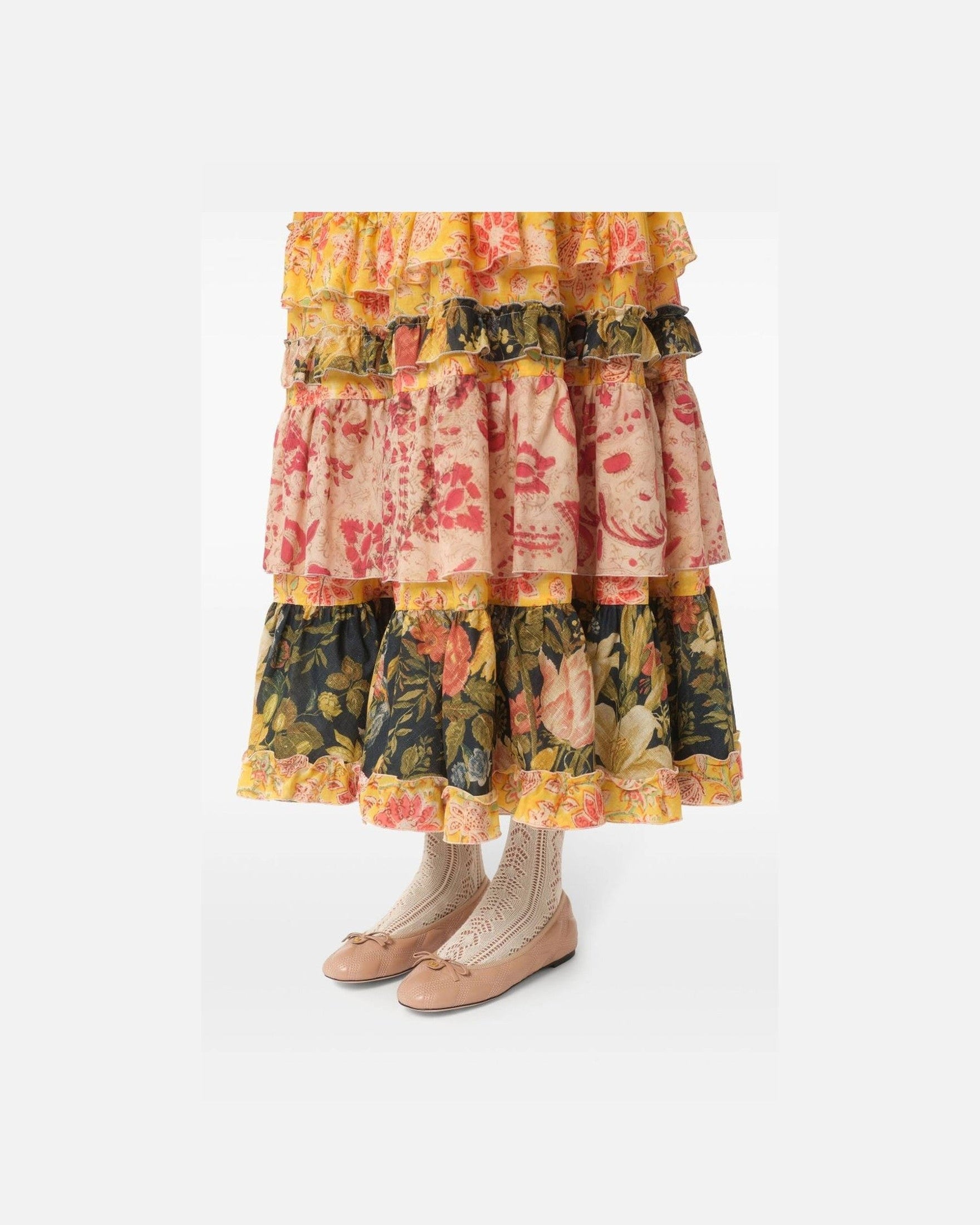 Valentino Garavani Quiltie 67 Ballerina in Quilted Nappa Glam Steals