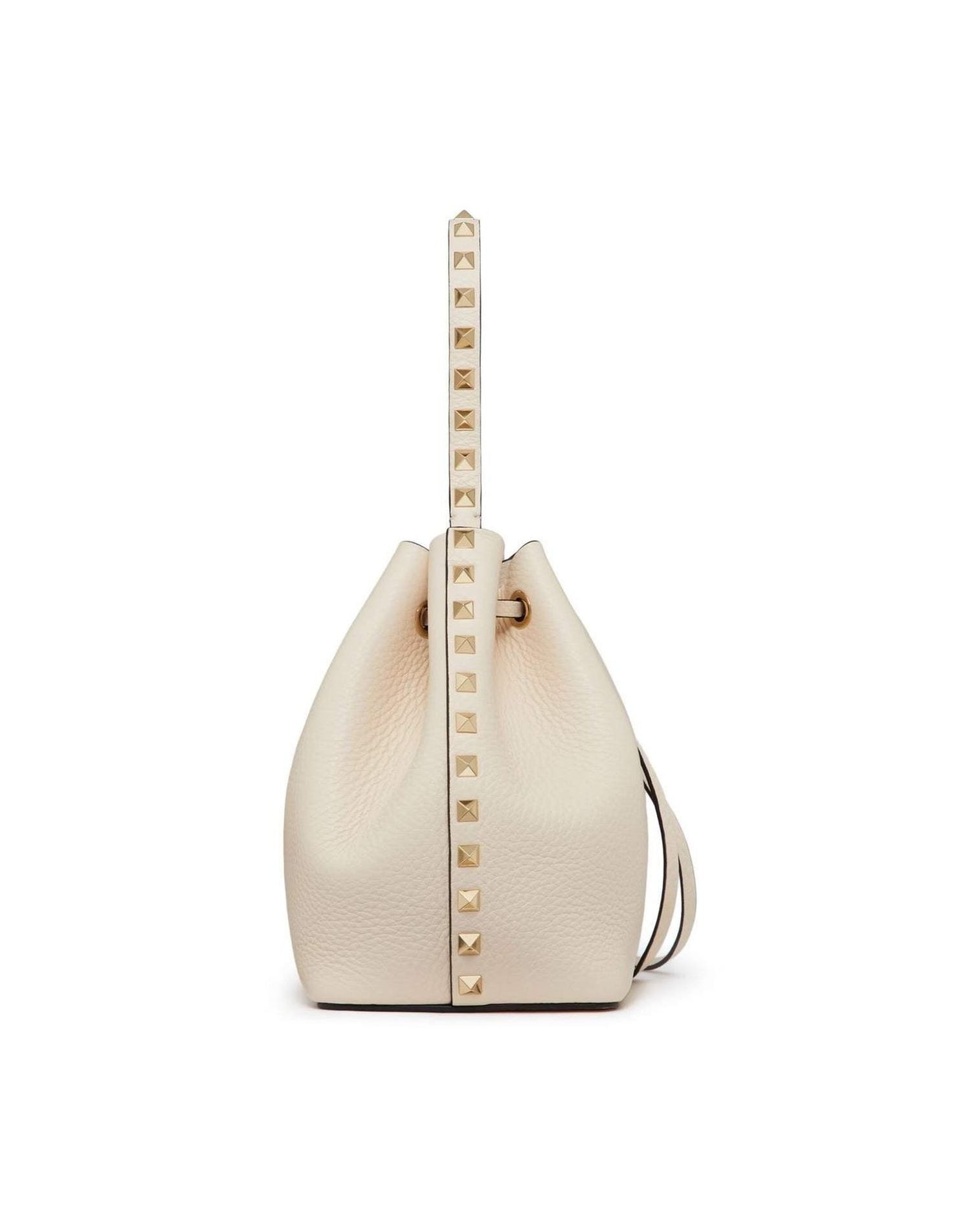 Valentino Garavani Rockstud Bucket Bag in Grainy Calfskin Glam Steals