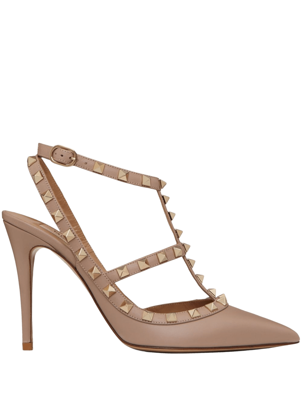 Valentino Garavani Rockstud Décolleté with 100mm Straps Glam Steals