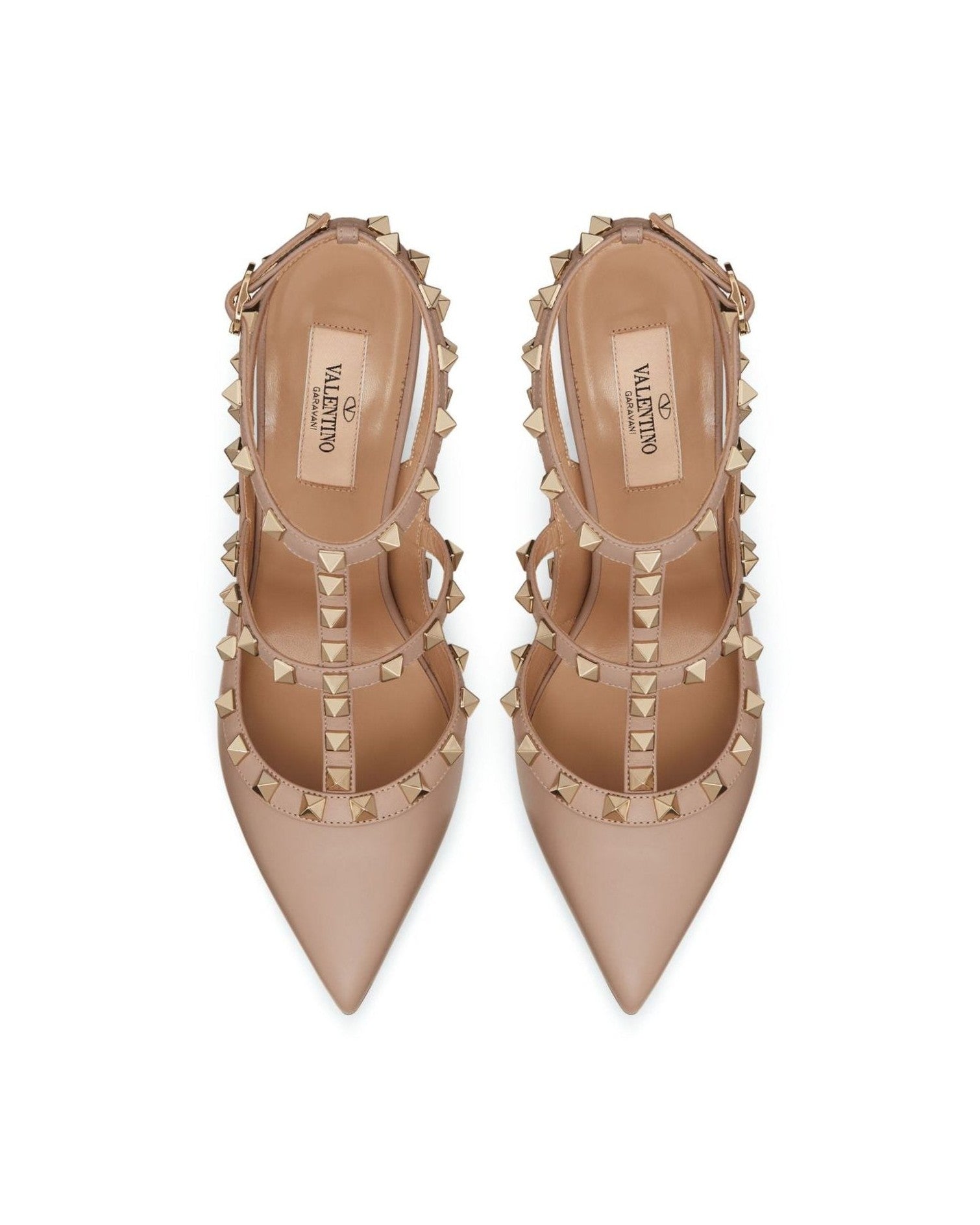 Valentino Garavani Rockstud Décolleté with 100mm Straps Glam Steals