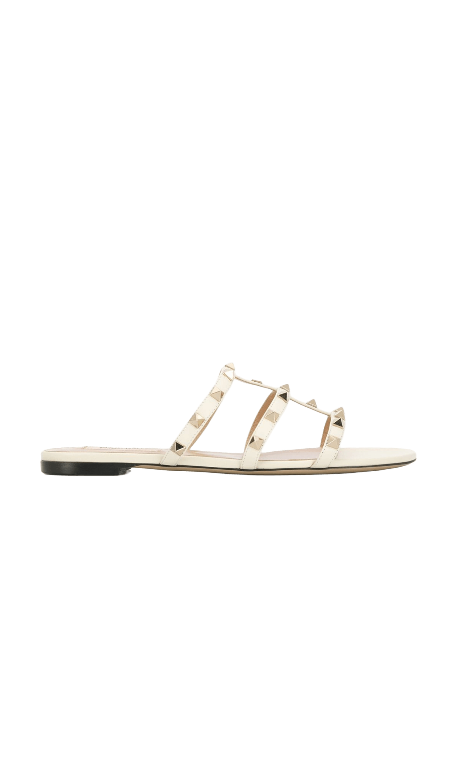 Valentino Garavani Rockstud Flat Slide Sandals Glam Steals