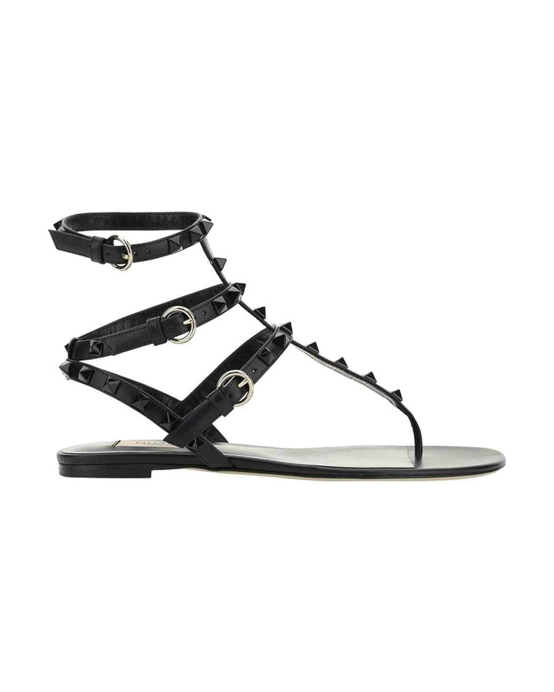 Valentino Garavani Rockstud Flip Flop Sandlas Glam Steals