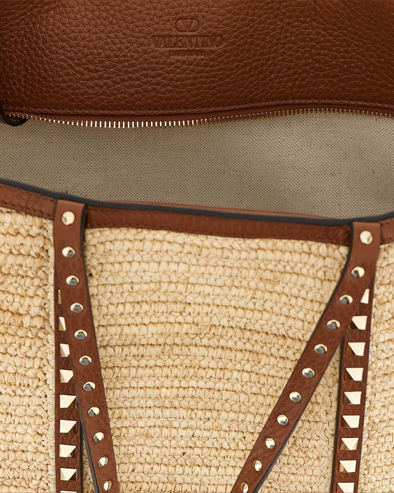 Valentino Garavani Rockstud Large Shopping Bag Glam Steals
