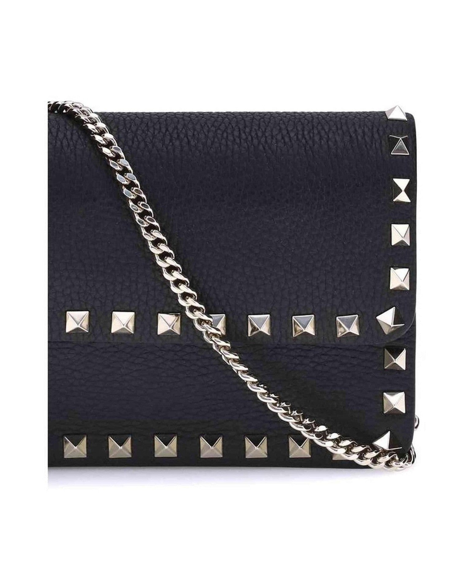 Valentino Garavani Rockstud Pochette With Chain Glam Steals