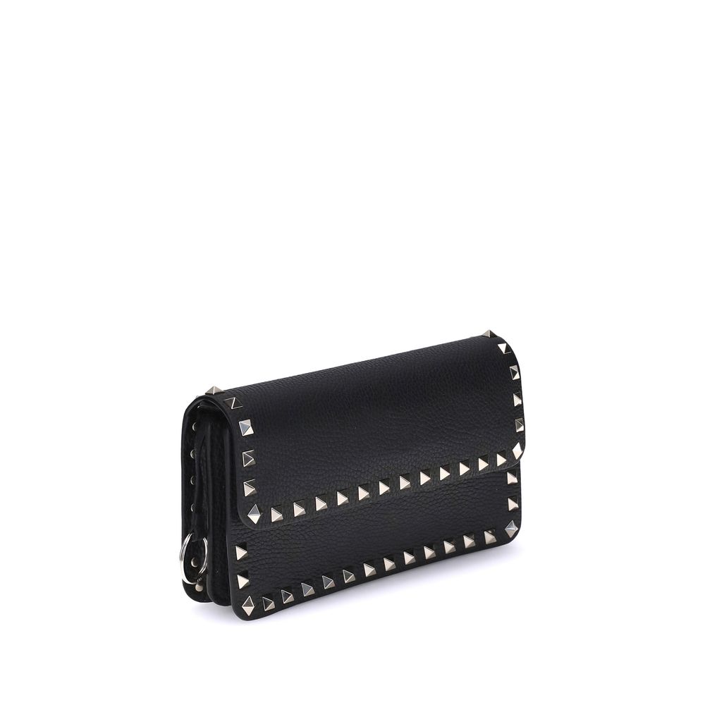 Valentino Garavani Rockstud Pochette With Chain Glam Steals