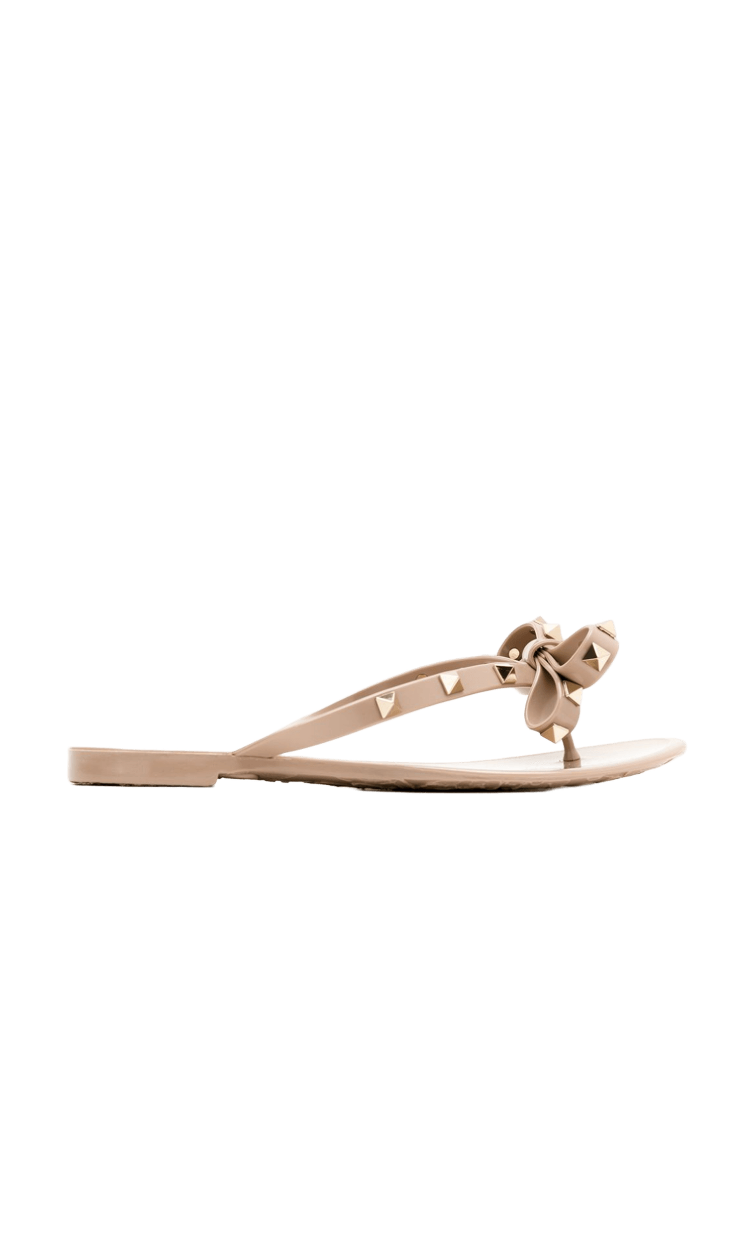 Valentino Garavani Rockstud Rubber Flip Flops Glam Steals