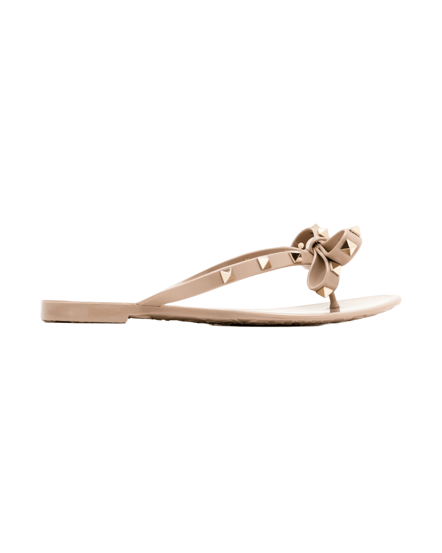 Valentino Garavani Rockstud Rubber Flip Flops Glam Steals