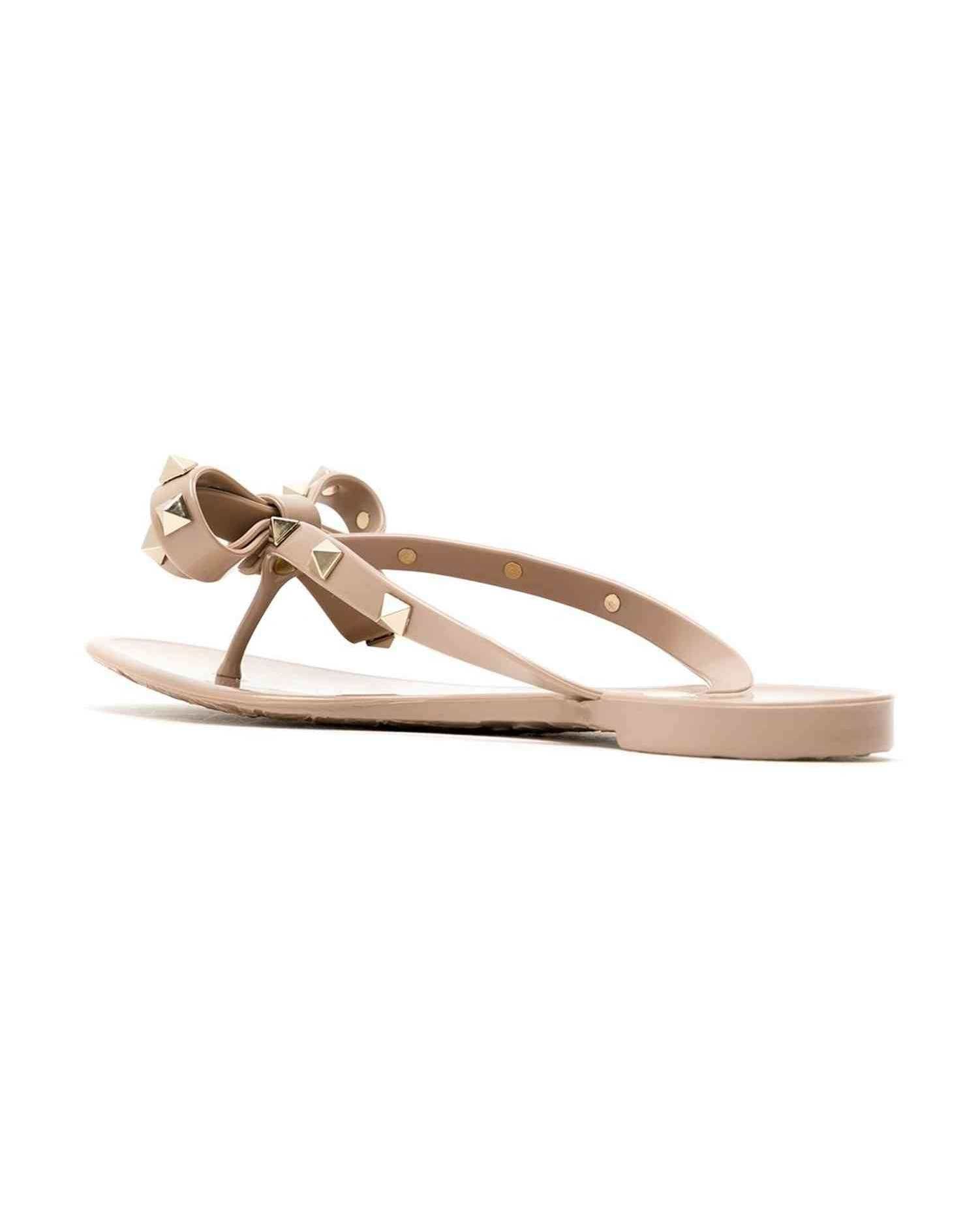 Valentino Garavani Rockstud Rubber Flip Flops Glam Steals