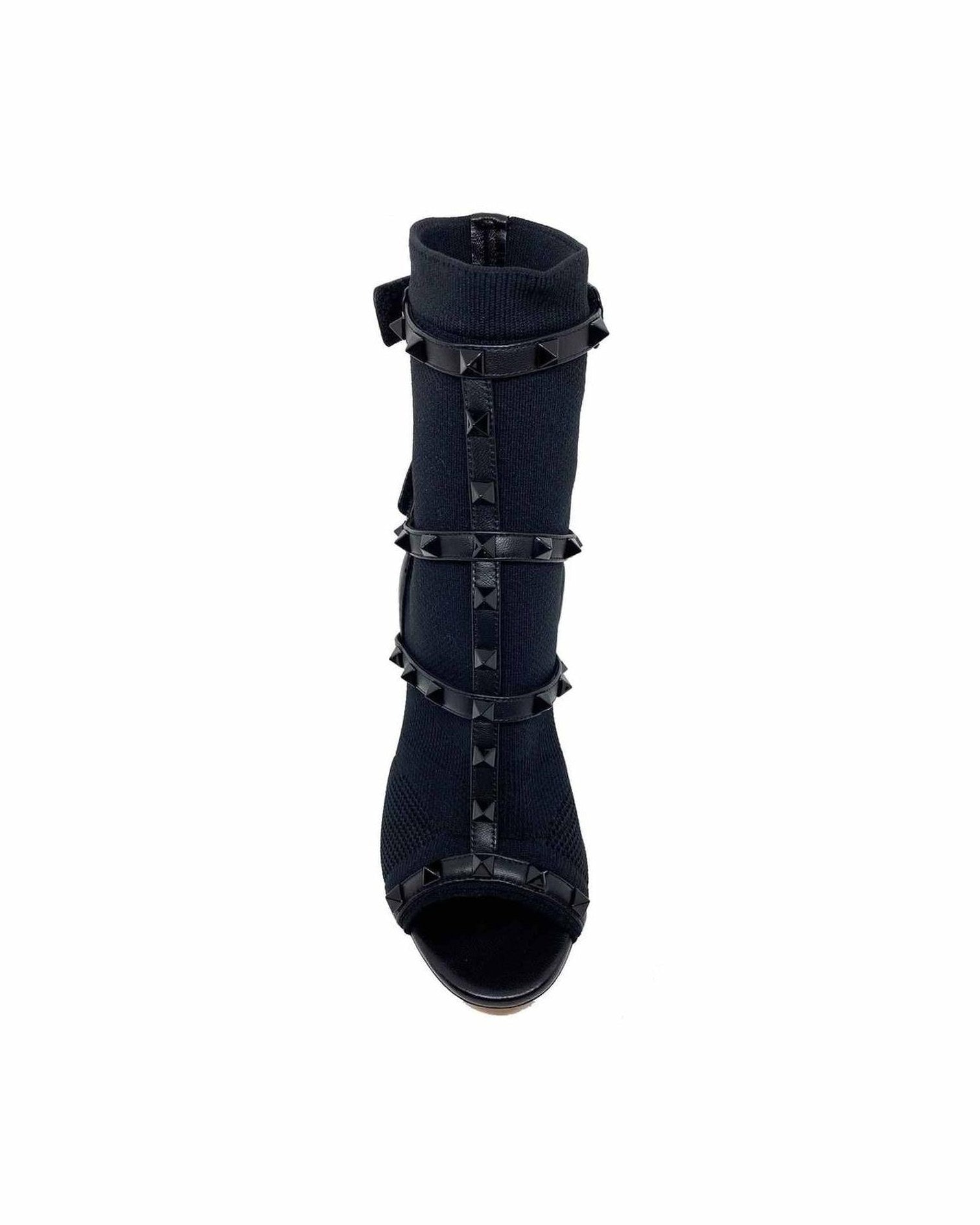 Valentino Garavani Rockstud Sock Heel Sandals Glam Steals