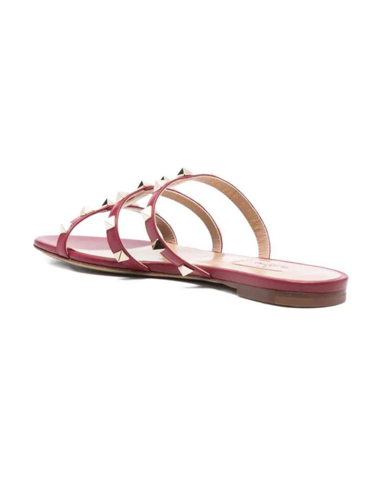 Valentino Garavani Rockstud Three Strap Sandals Glam Steals