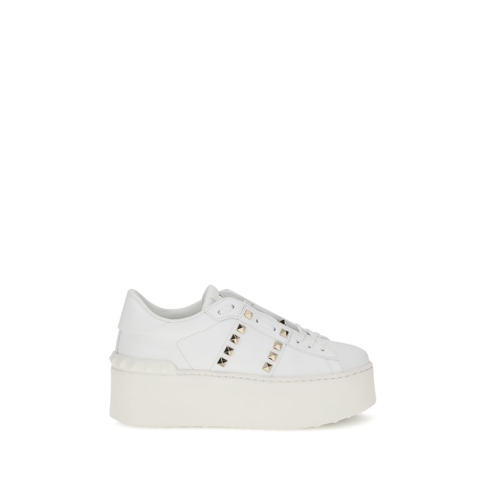 Valentino Garavani Rockstud Untitled Flatform Sneakers Glam Steals