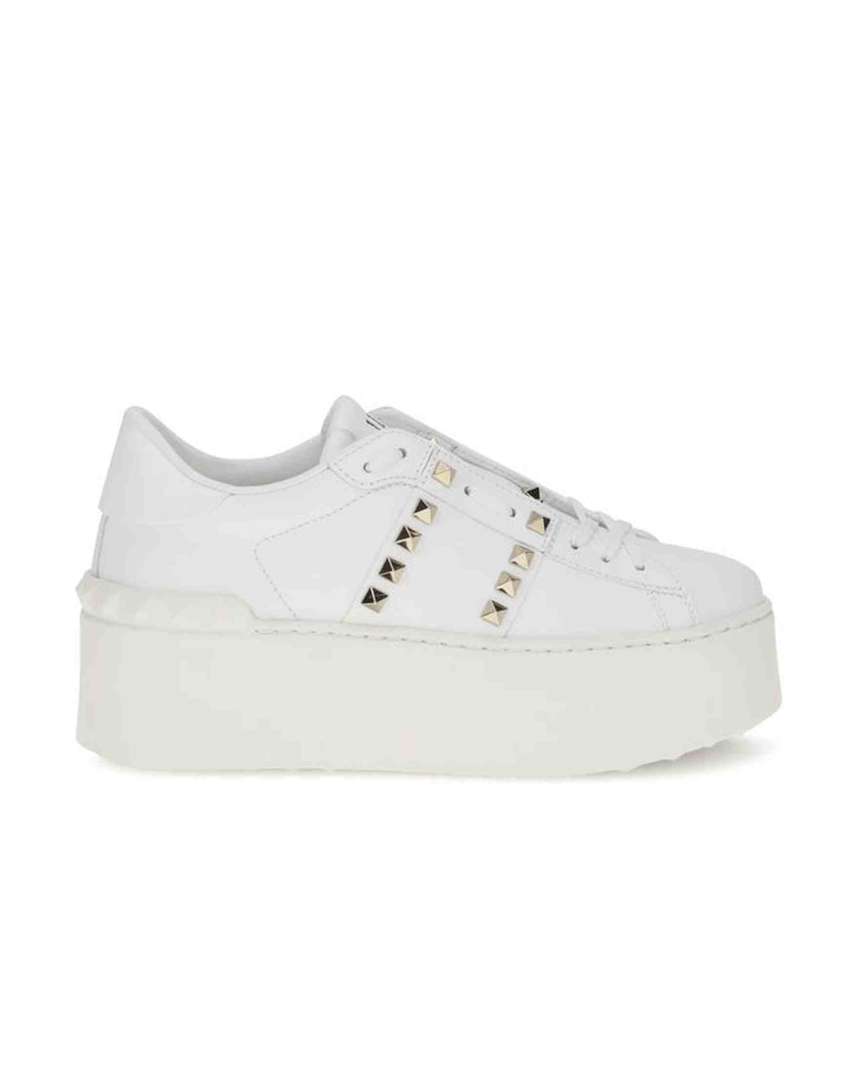 Valentino Garavani Rockstud Untitled Flatform Sneakers Glam Steals
