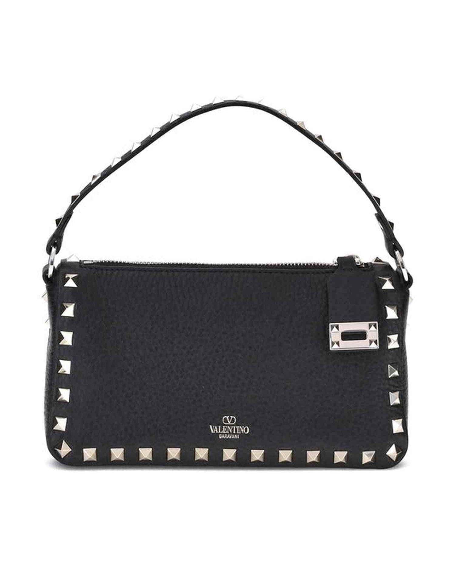 Valentino Garavani Rockstud Zip Up Shoulder Bag Glam Steals