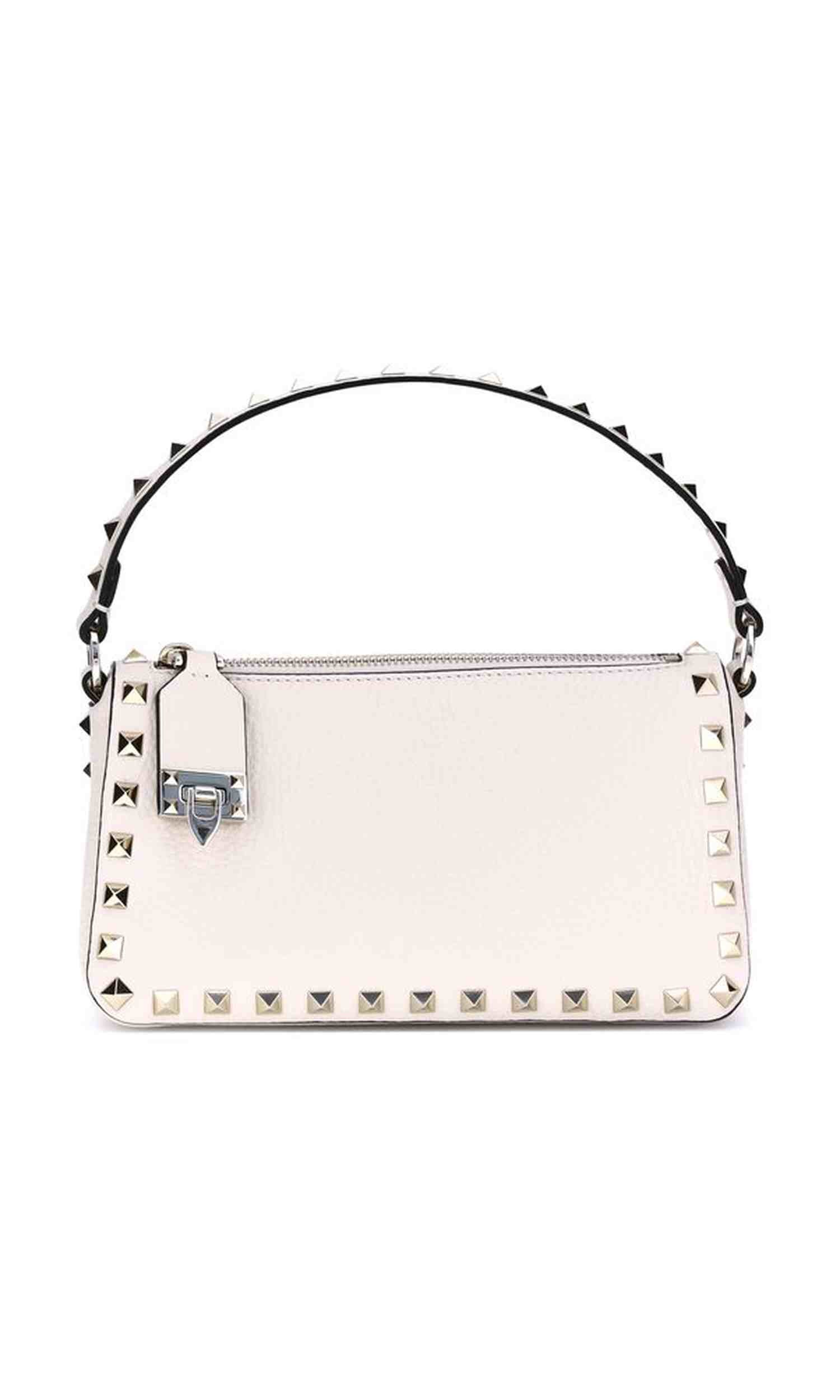 Valentino Garavani Rockstud Zip Up Shoulder Bag Glam Steals