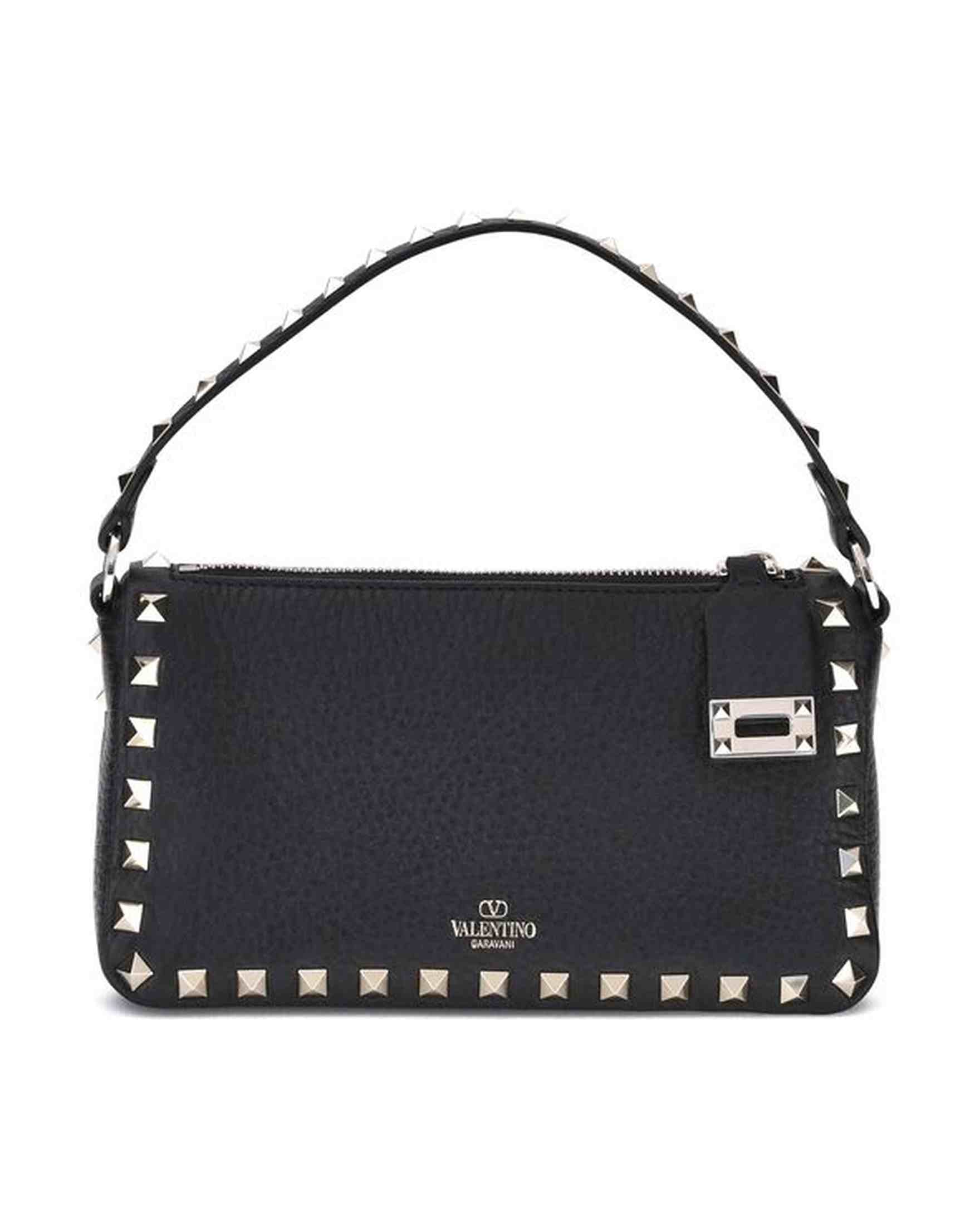 Valentino Garavani Rockstud Zip Up Shoulder Bag Glam Steals