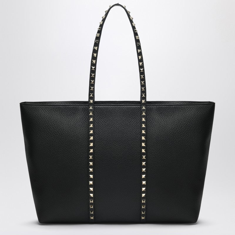 Valentino Garavani Rockstud medium tote bag in black leather