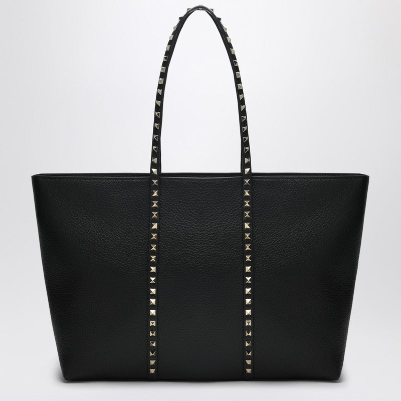 Valentino Garavani Rockstud medium tote bag in black leather