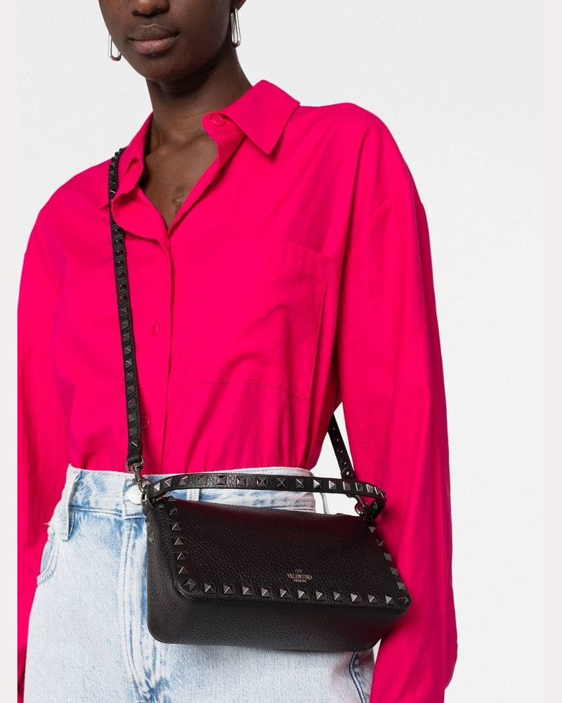 Valentino Garavani Rockstud small leather shoulder bag Glam Steals