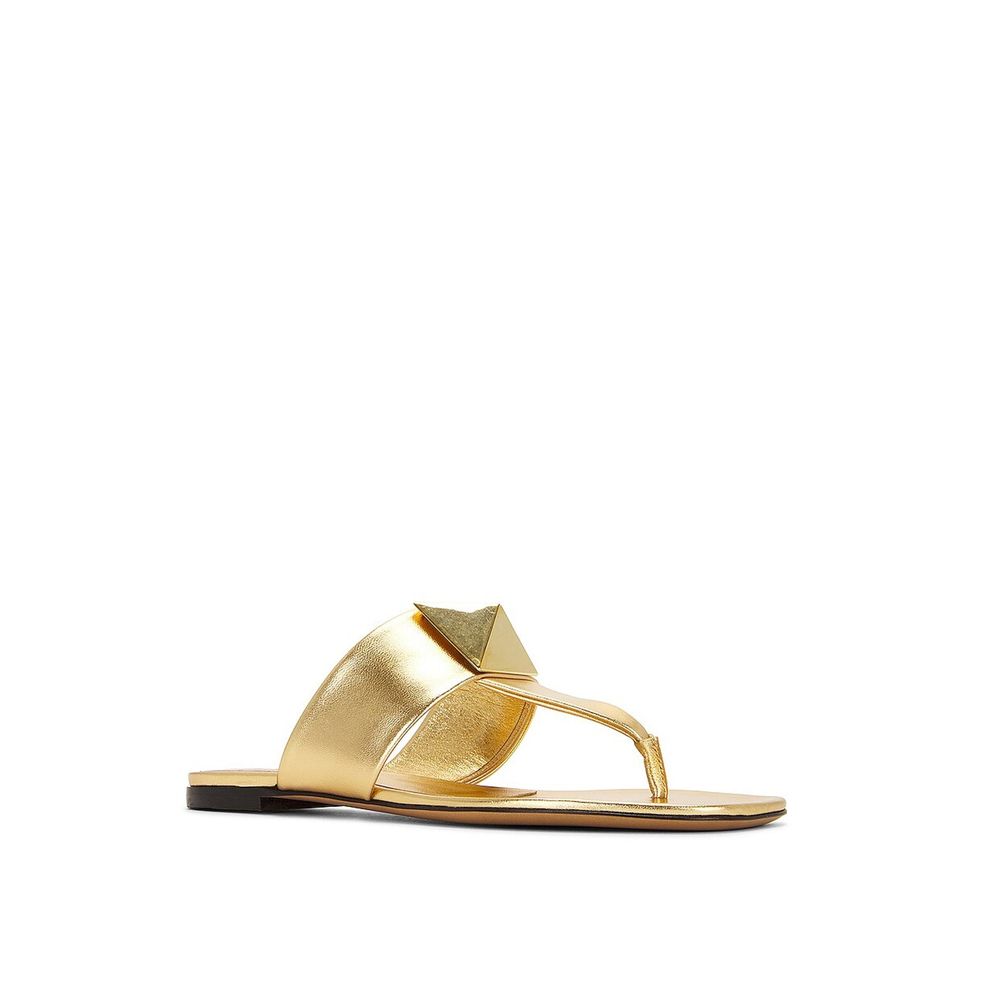 Valentino Garavani Roman Stud Flat Sandals Glam Steals