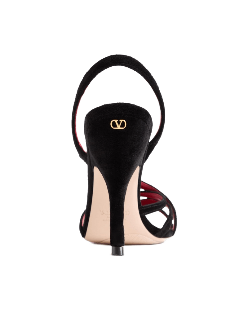 Valentino Garavani Black Sandals Glam Steals