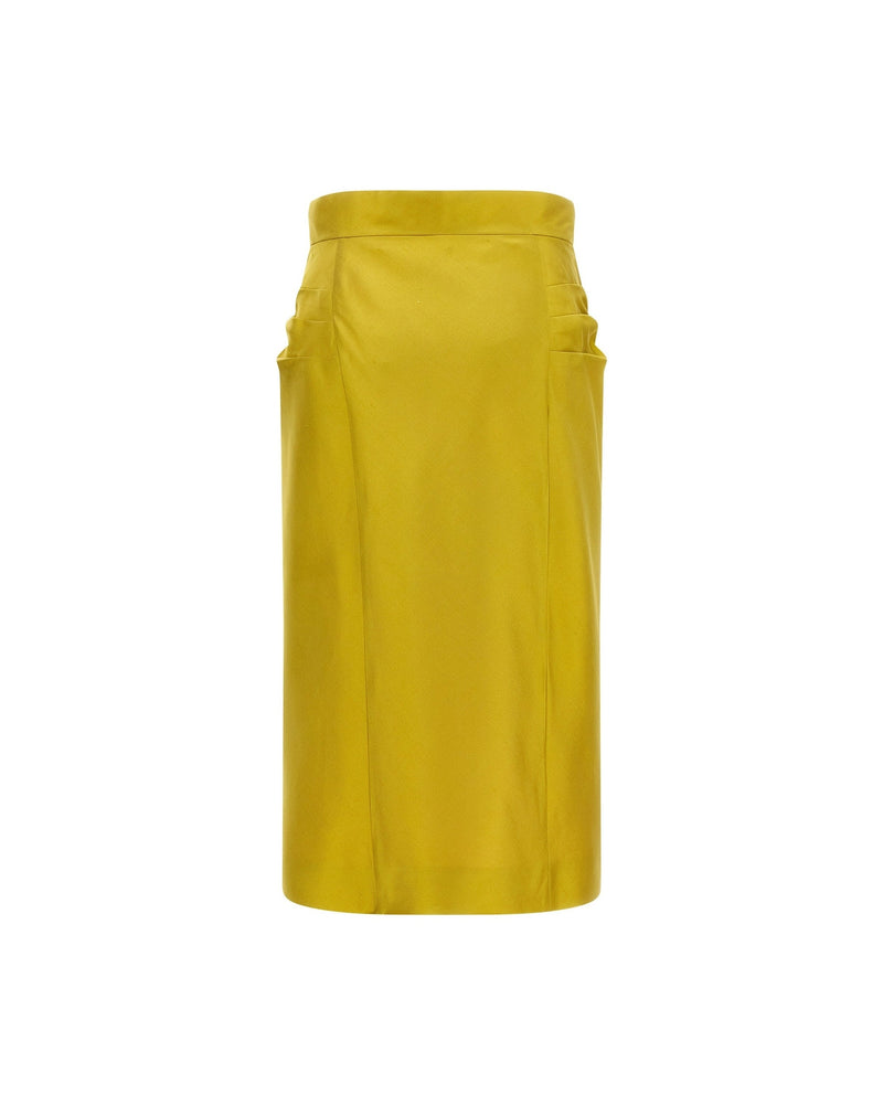 Valentino Garavani Silk Shantung Skirt Glam Steals