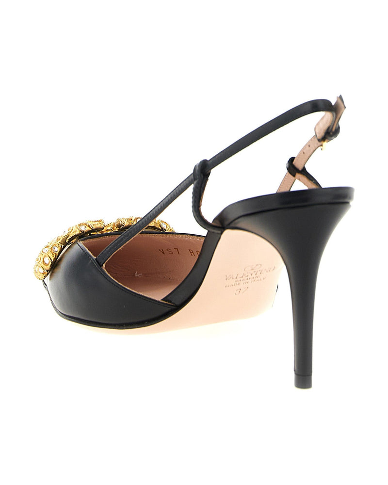 Valentino Garavani Slingback Vlogo Signature Pumps