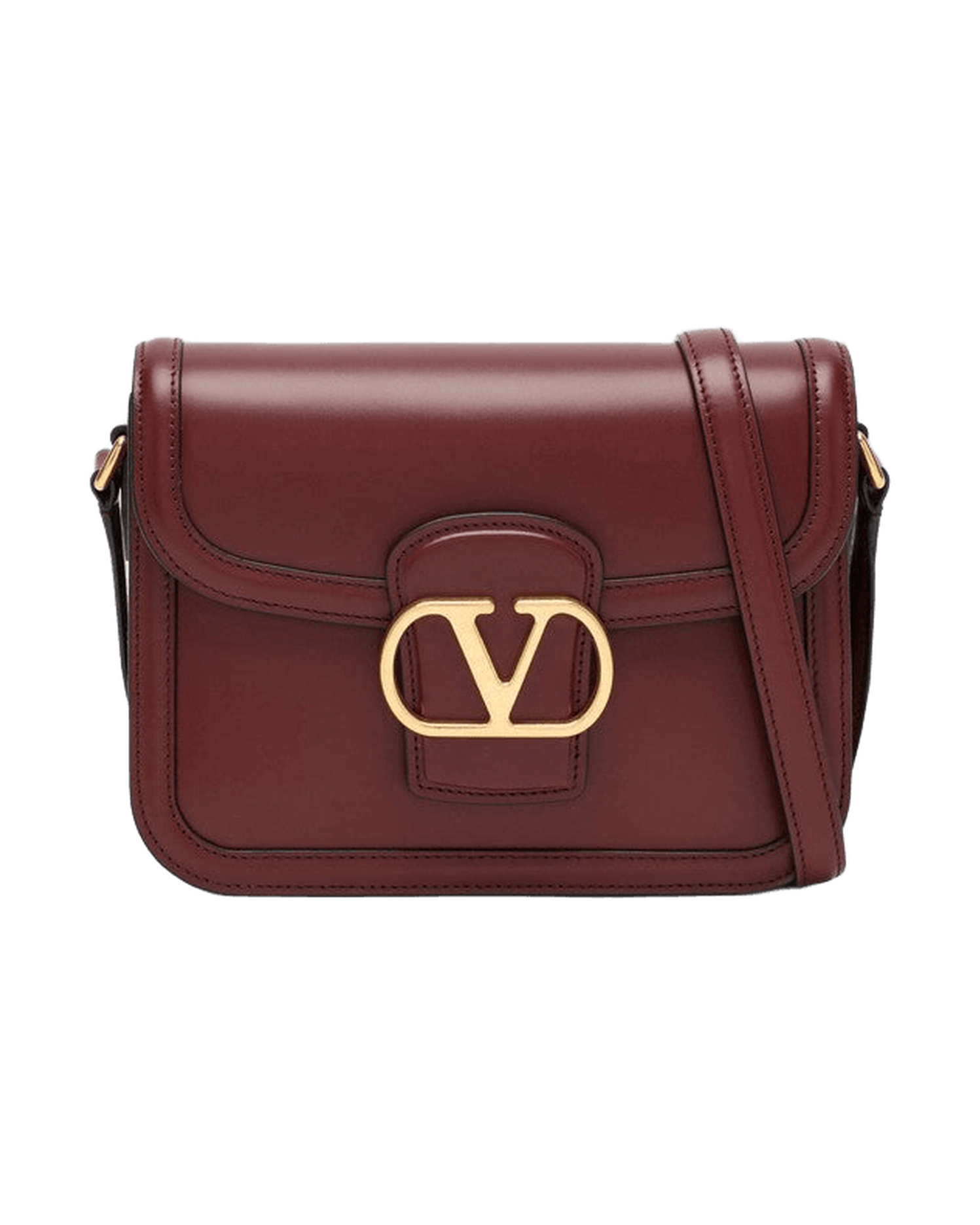 Valentino Garavani Small 9to5 Bag In Bordeaux Glam Steals