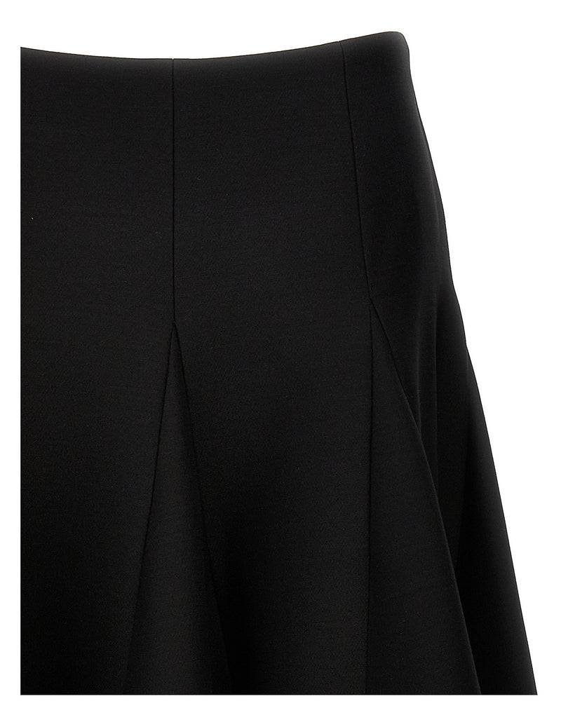 Valentino Garavani Solid Crepe Couture Skirt Glam Steals
