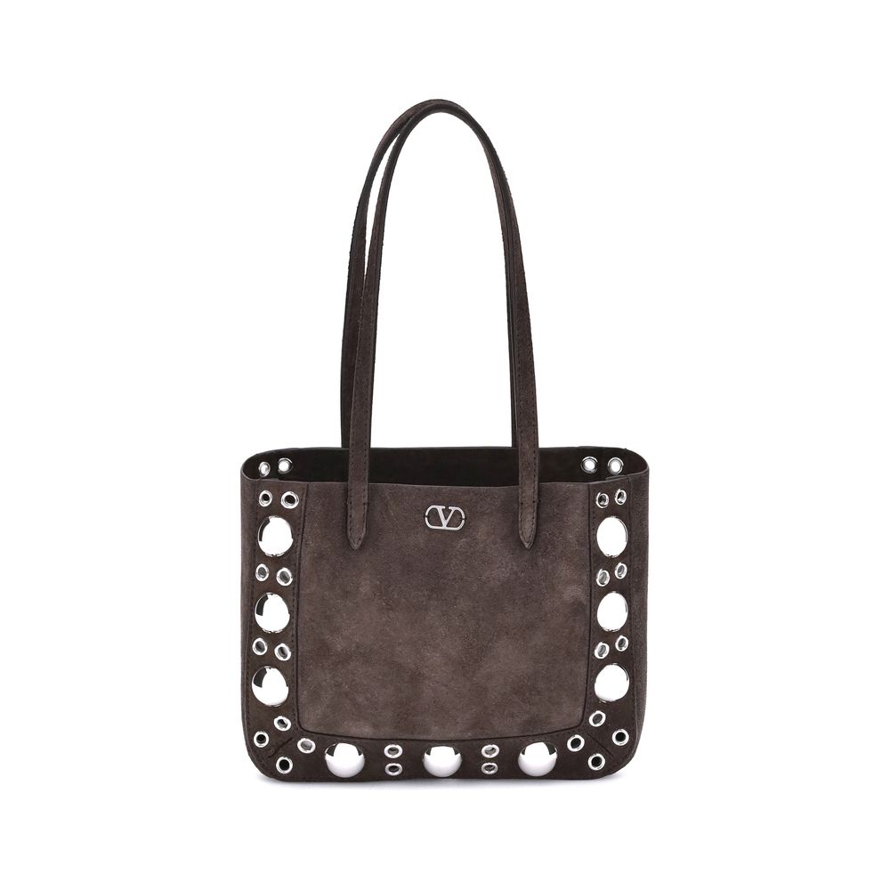 Valentino Garavani Suede Nellcôte Tote Bag Glam Steals