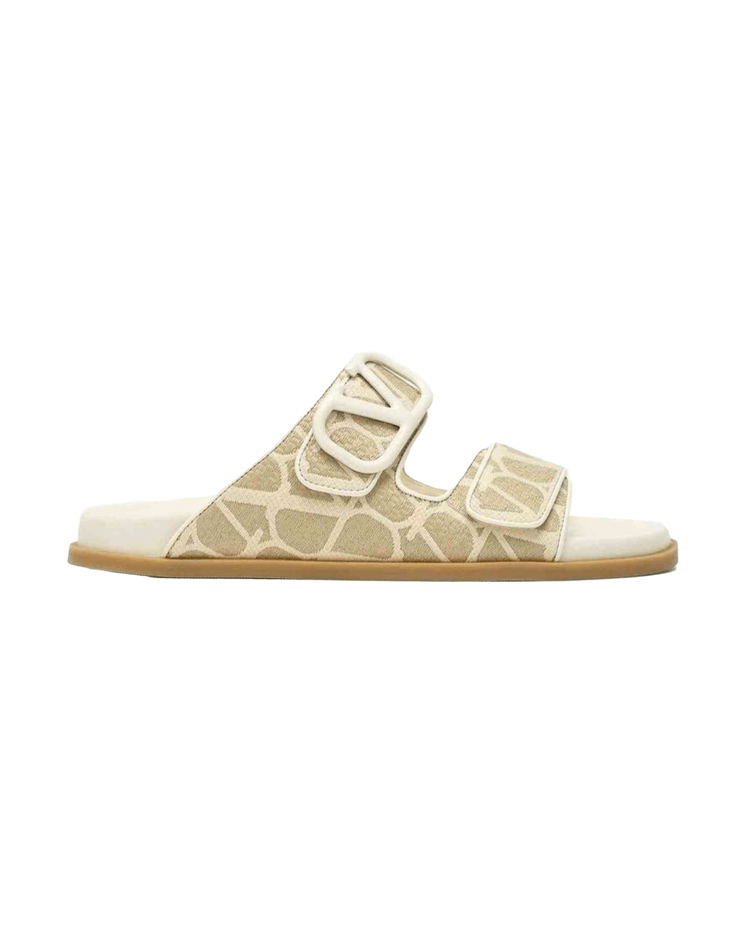 Valentino Garavani Toile Iconographe Flat Sandals Glam Steals