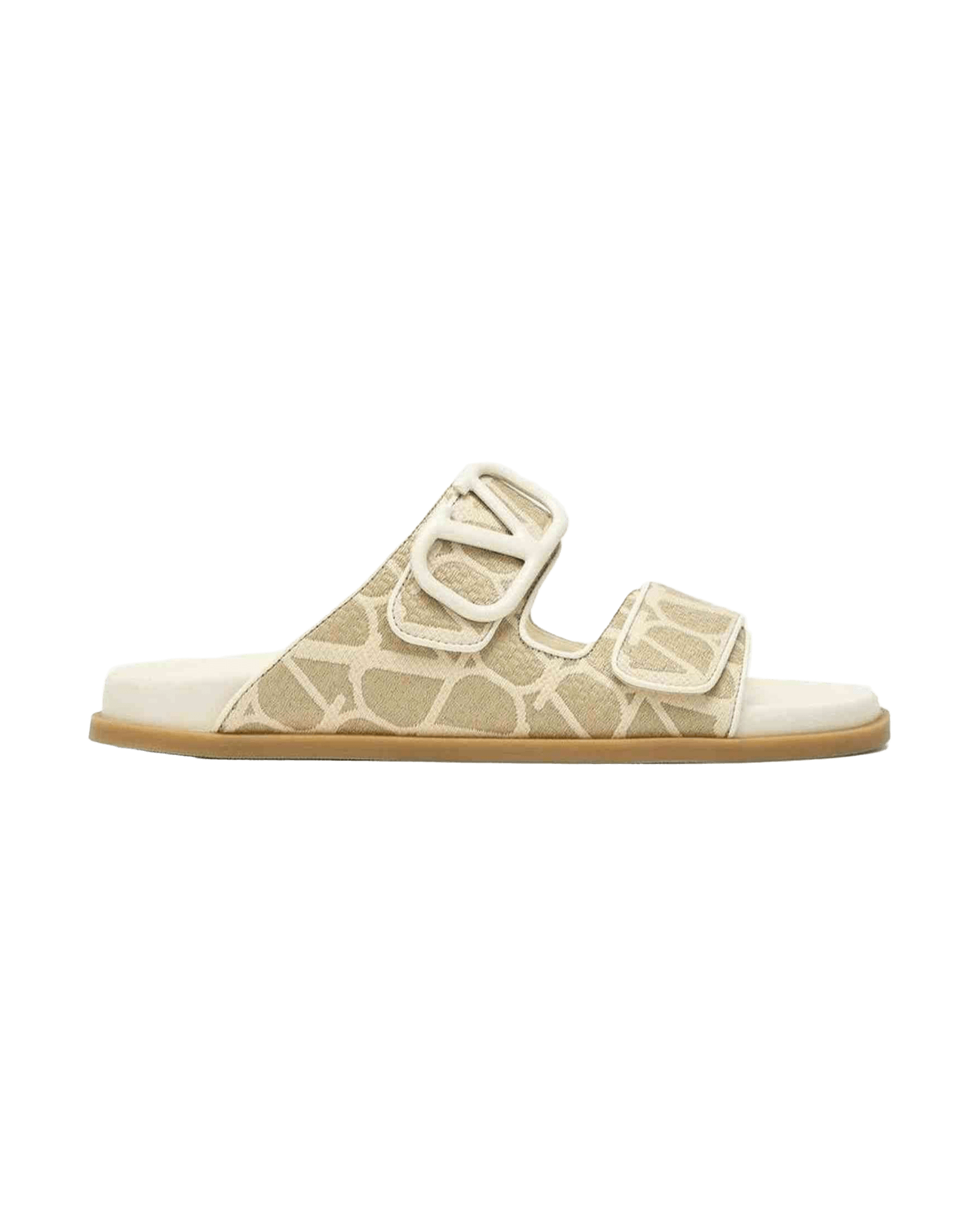 Valentino Garavani Toile Iconographe Flat Sandals Glam Steals