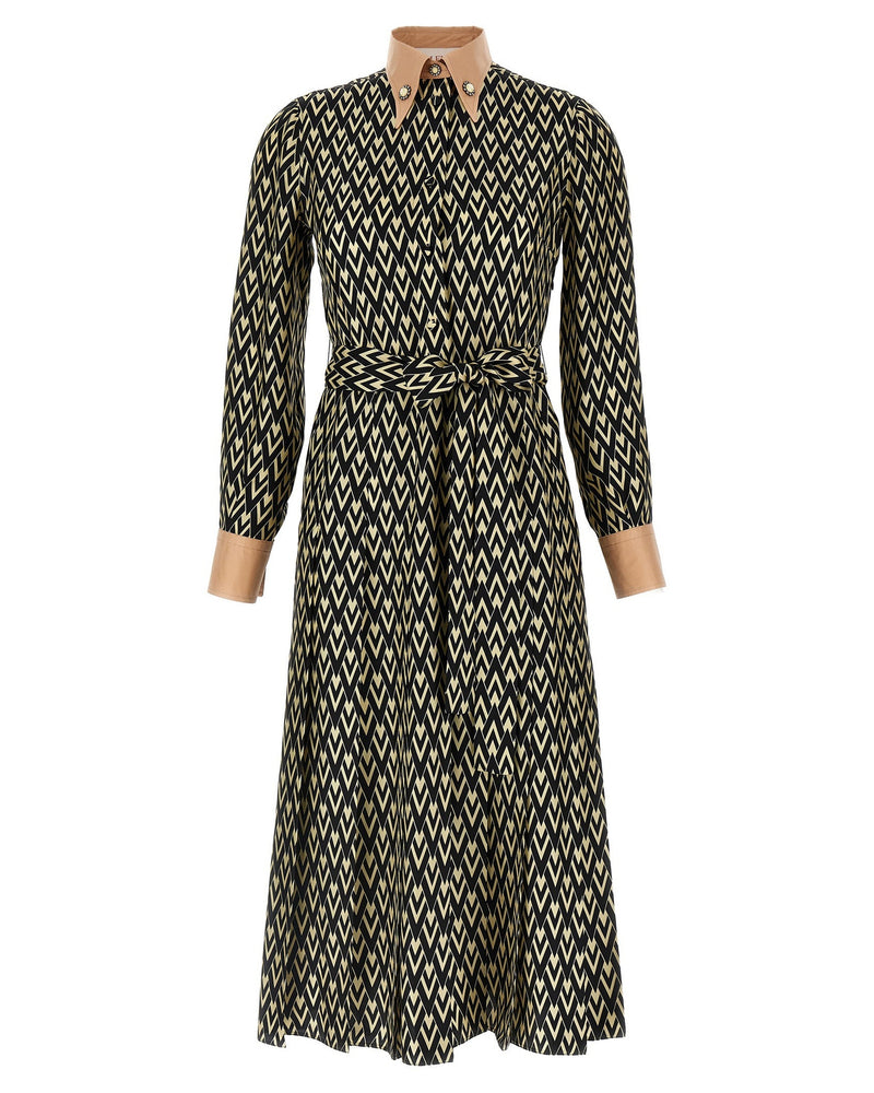 Valentino Garavani Toute La V Midi Dress Glam Steals
