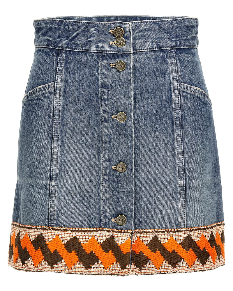 Valentino Garavani Trimming Skirt Glam Steals
