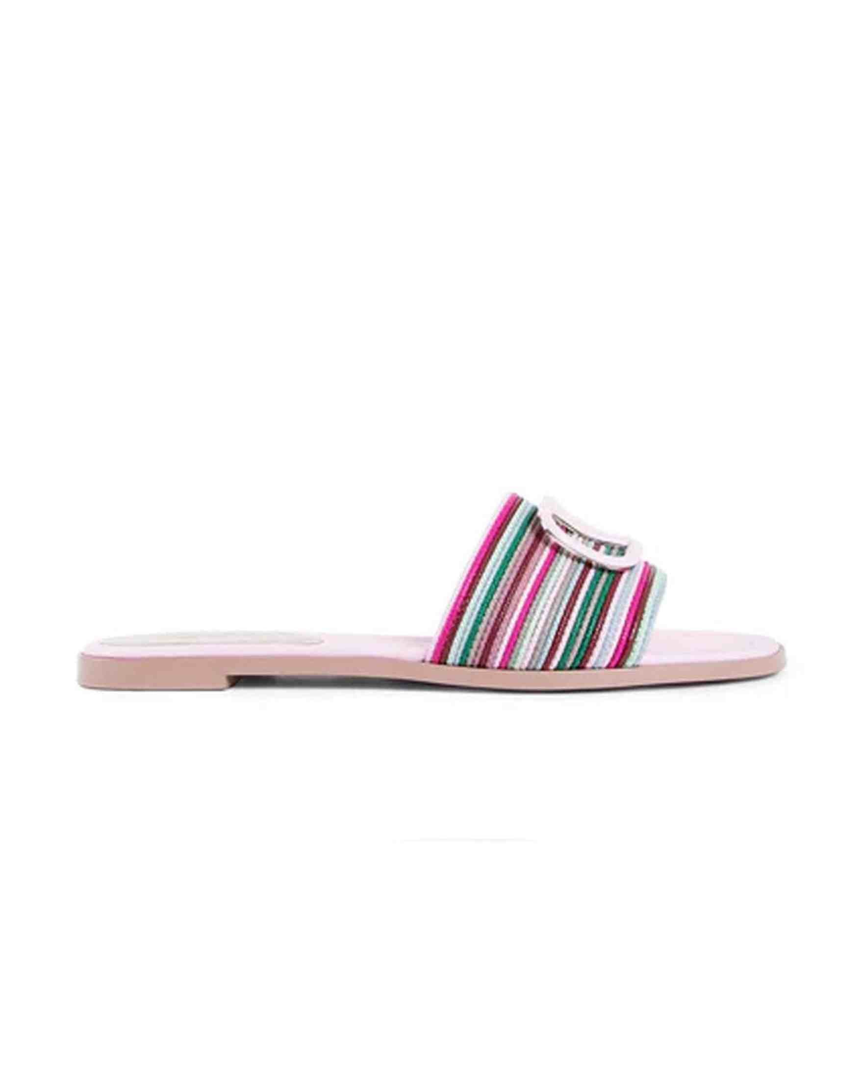 Valentino Garavani V Logo Signature Slides Glam Steals