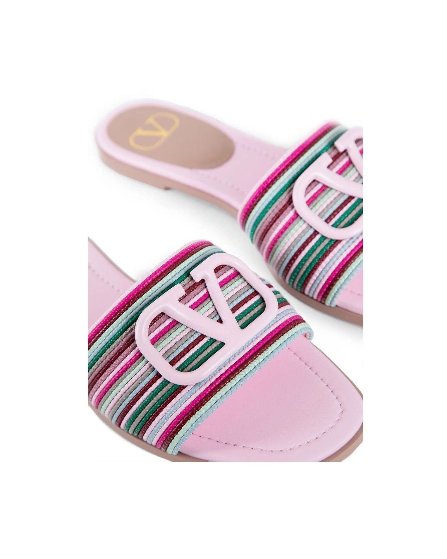 Valentino Garavani V Logo Signature Slides Glam Steals