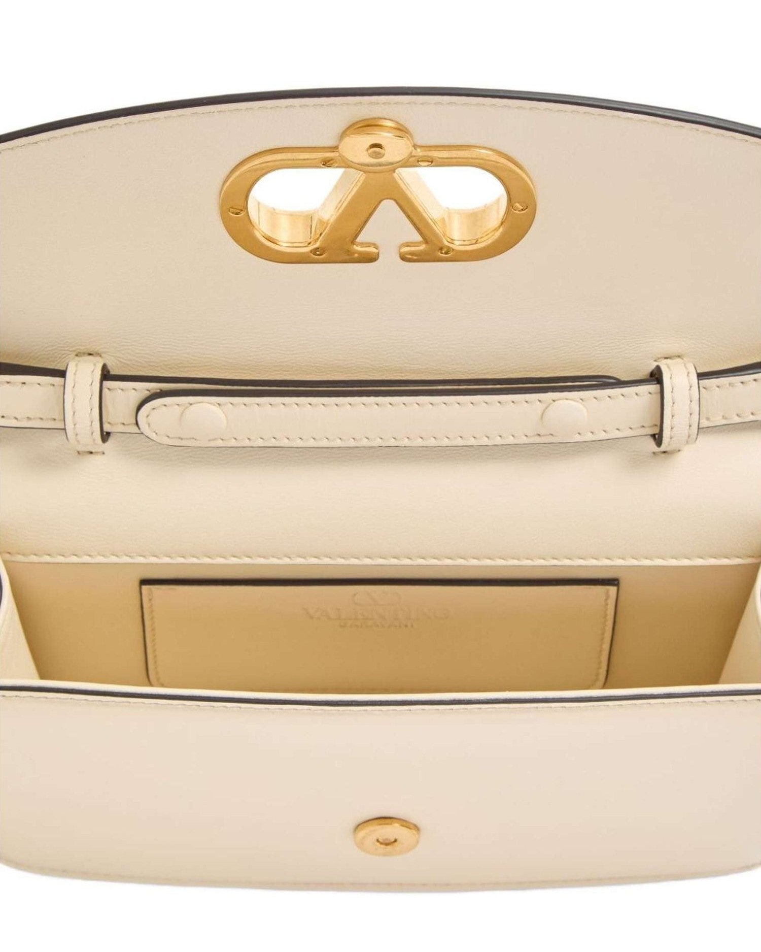 Valentino Garavani Vain Clutch in Shiny Calfskin Glam Steals
