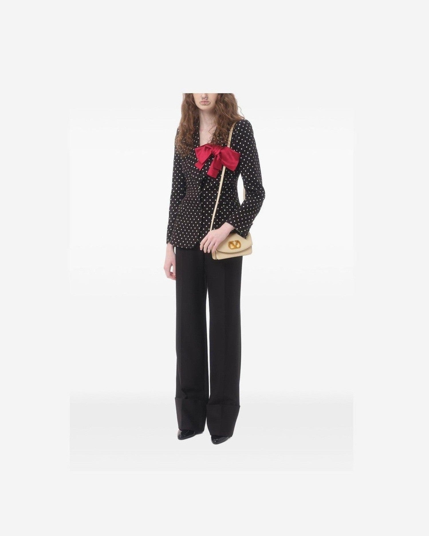 Valentino Garavani Vain Clutch in Shiny Calfskin Glam Steals