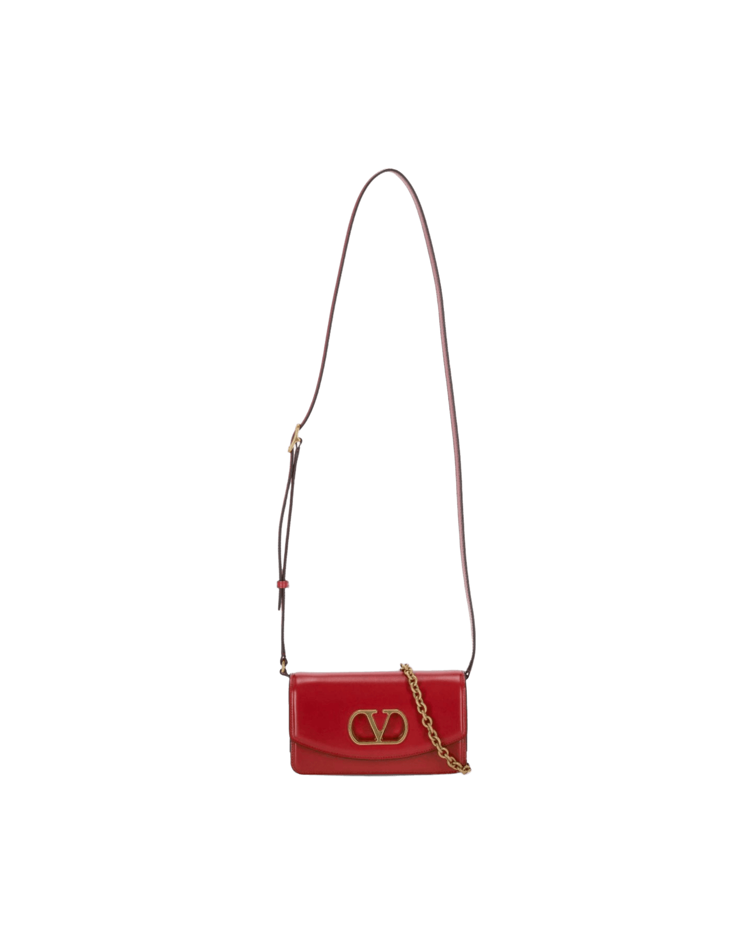 Valentino Garavani Vain Small Shoulder Bag In Shiny Calfskin Glam Steals