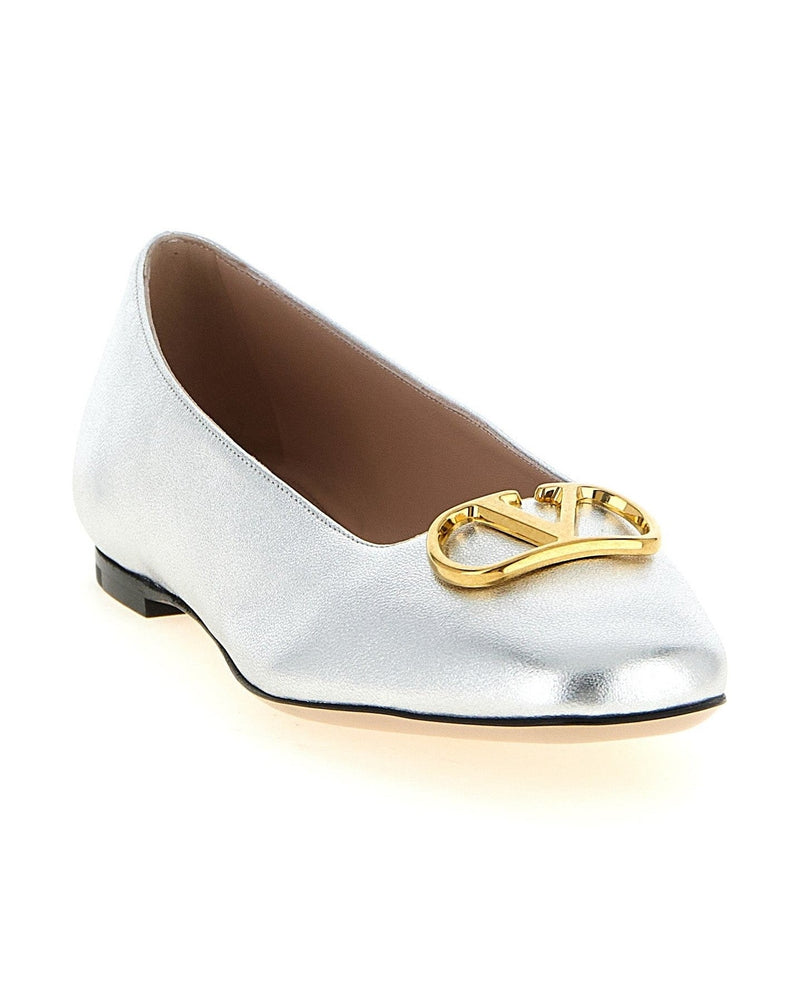 Valentino Garavani Valenitno Vlogo Signature Ballet Flats Glam Steals
