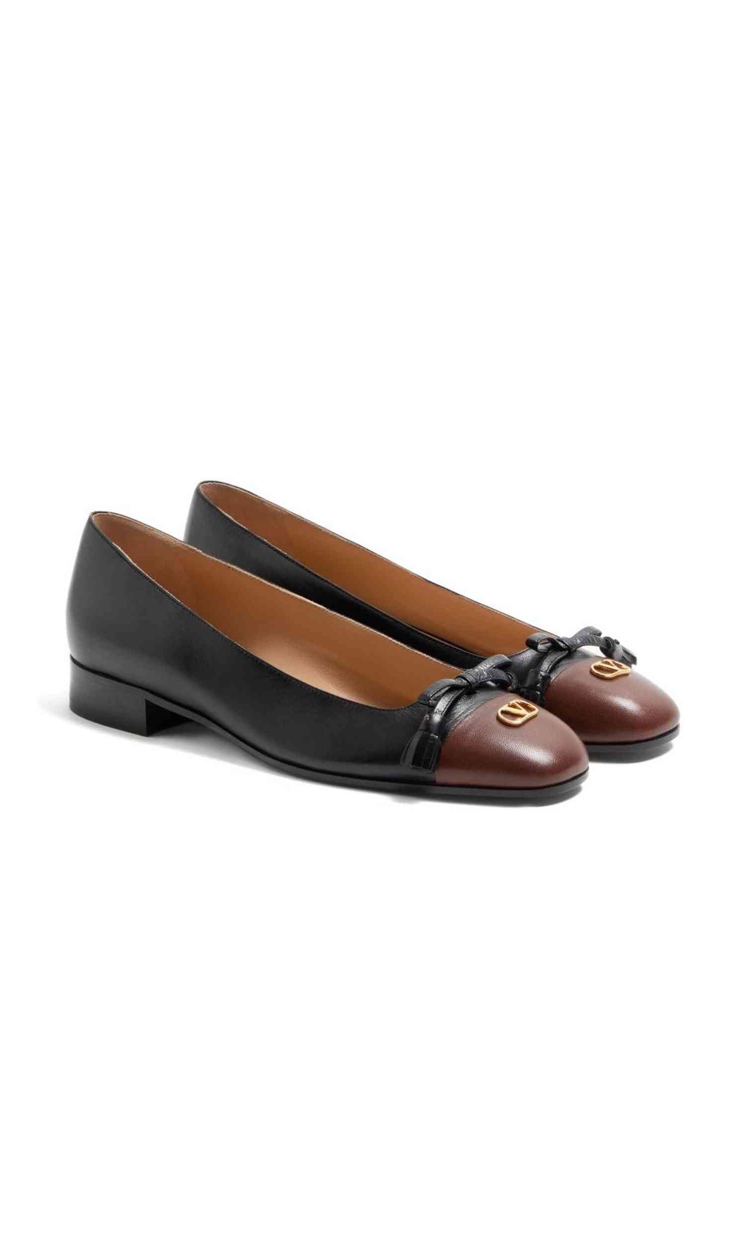 Valentino Garavani Valet Du Roi Ballerina in 25mm Kid Glam Steals