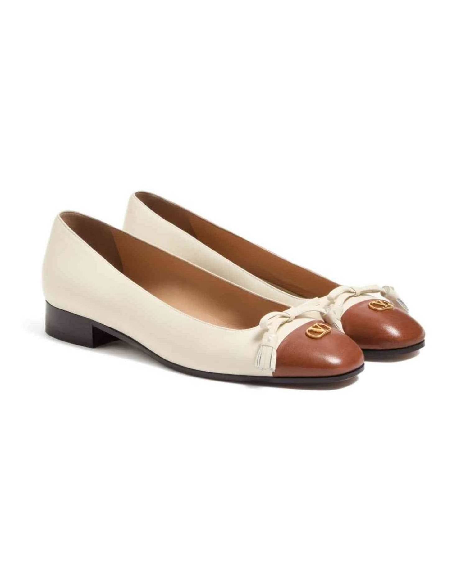 Valentino Garavani Valet Du Roi Ballerina in 25mm Kid Glam Steals