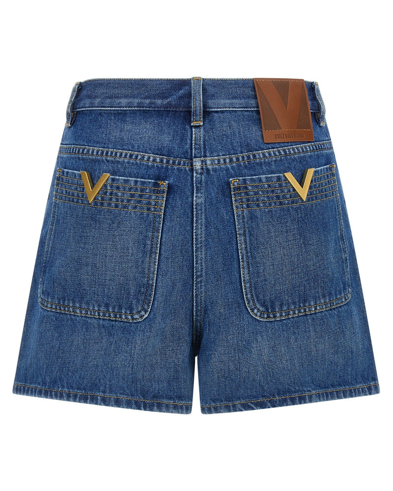 Valentino Garavani Vgold Shorts Glam Steals
