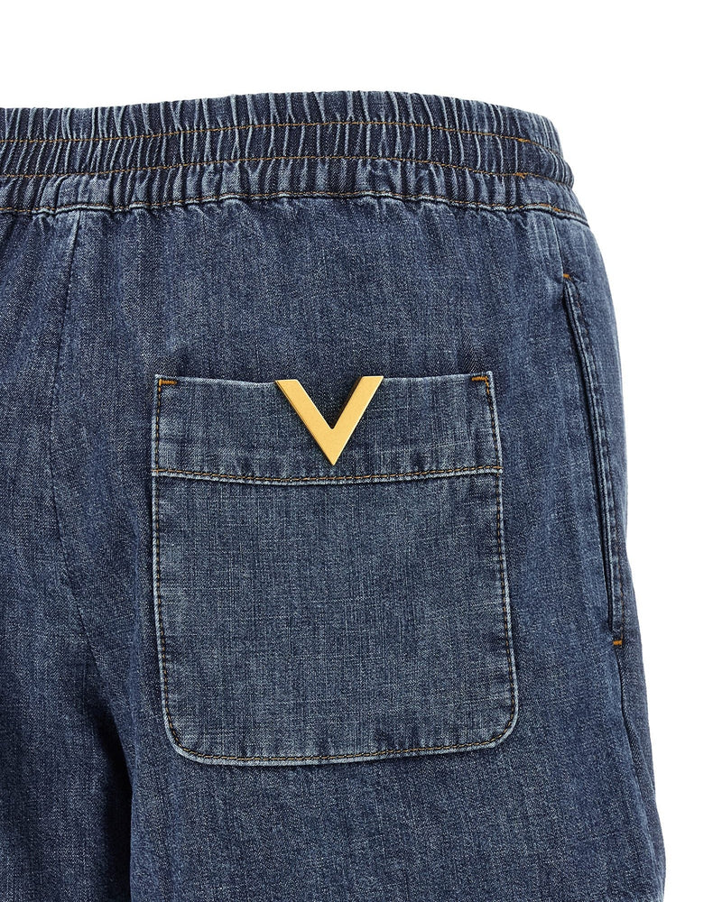 Valentino Garavani Vgold Shorts Glam Steals