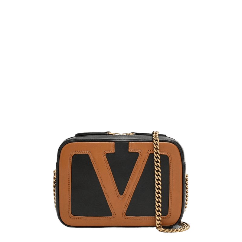 Valentino Garavani Viva Superstar Chain Belt Bag Black Glam Steals