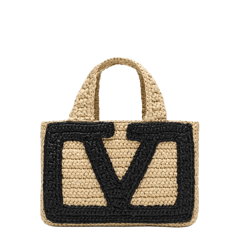 Valentino Garavani Viva Superstar Crochet Small Natural Bag Glam Steals