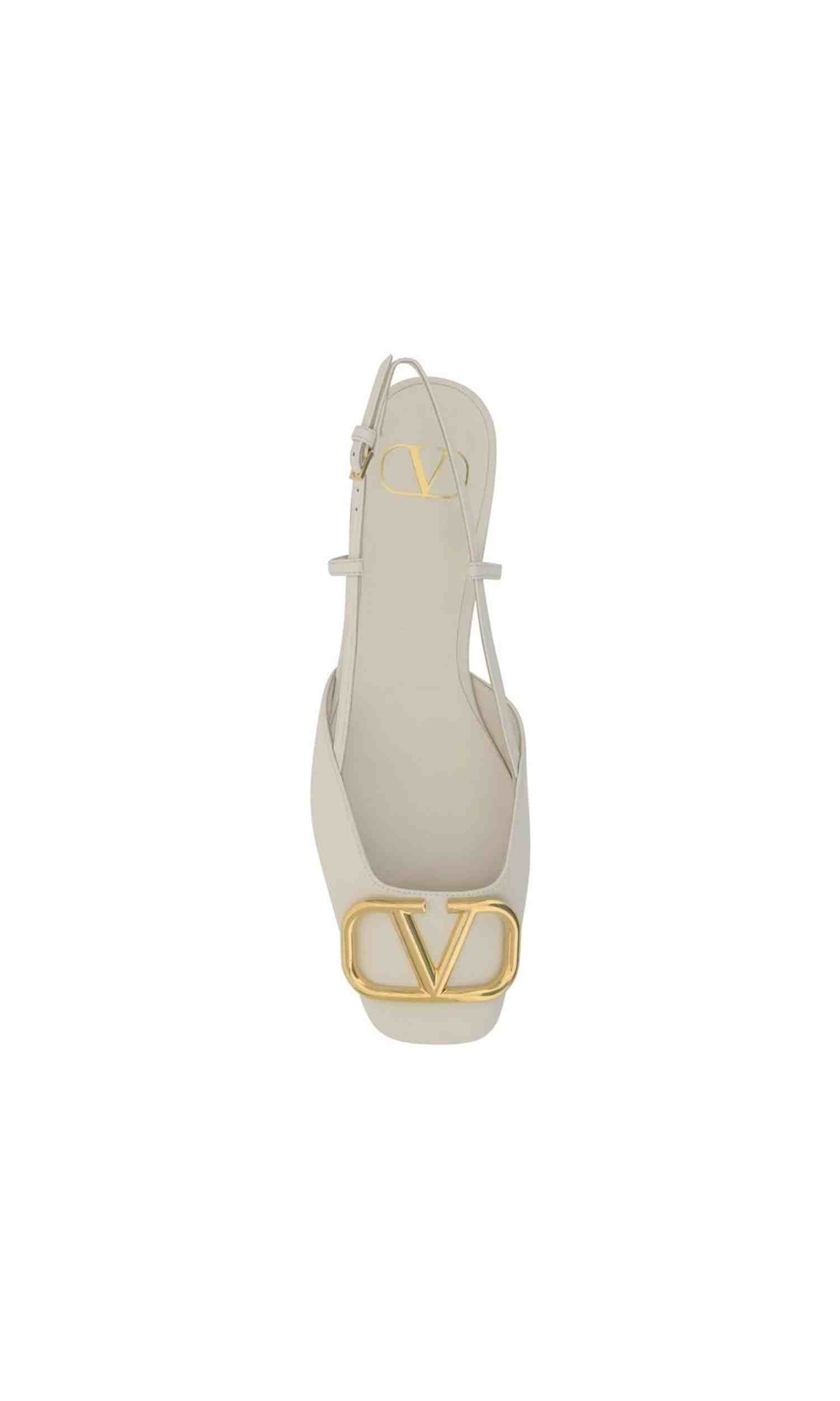 Valentino Garavani Vlogo Ballerina Flats Glam Steals