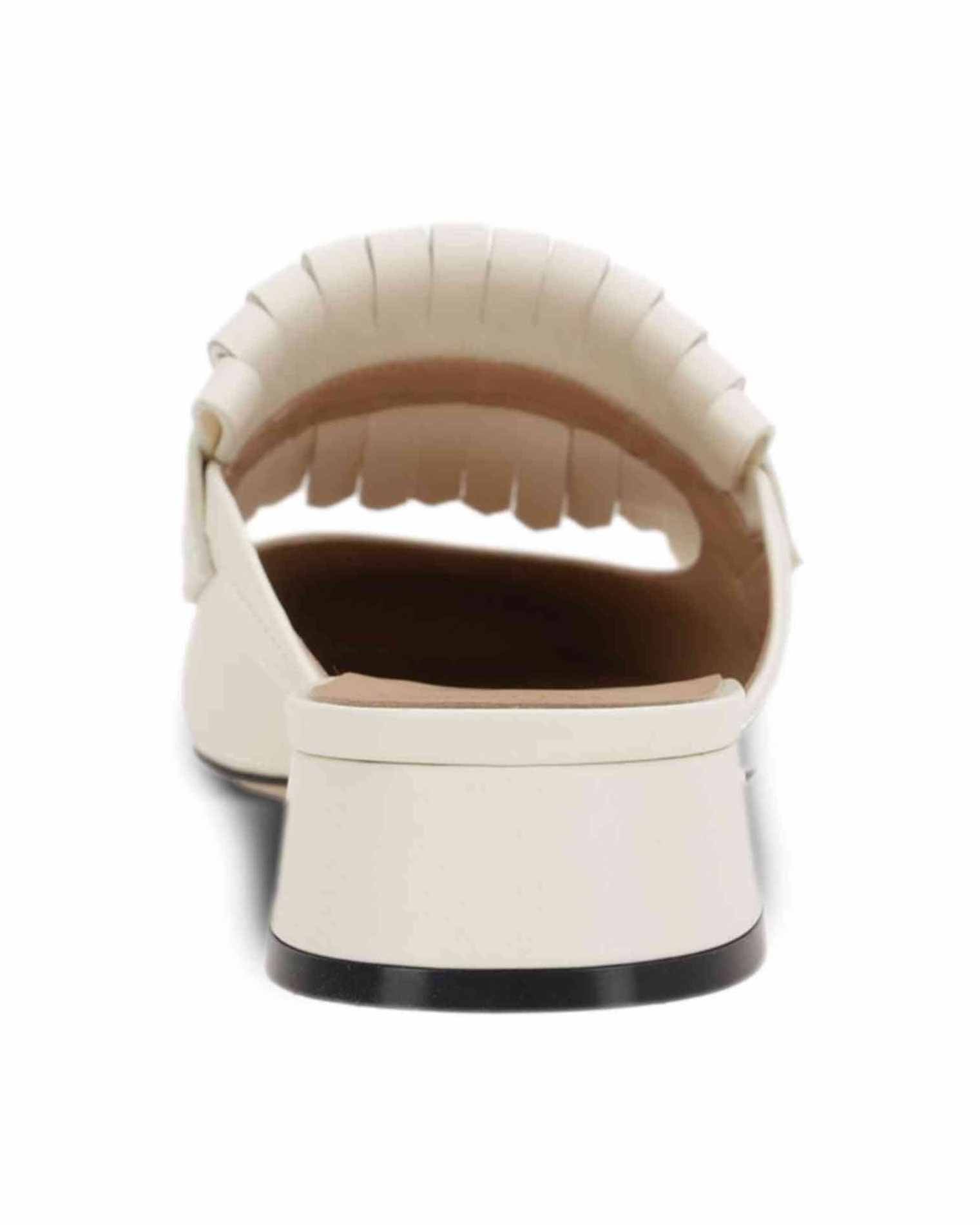 Valentino Garavani Vlogo Signature Calfskin Fringe Sabot Moccasin 25mm Glam Steals
