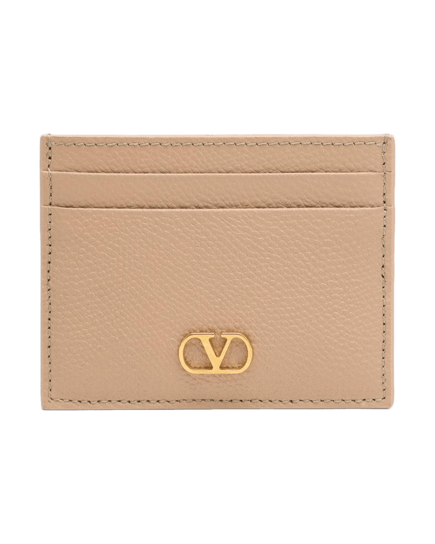 Valentino Garavani Vlogo Signature Credit Card Holder Rose Sand Glam Steals